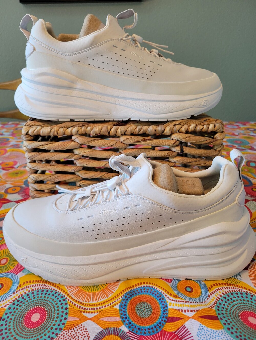 Clove Men's Forte 2 Sneakers Brilliant White Size 11